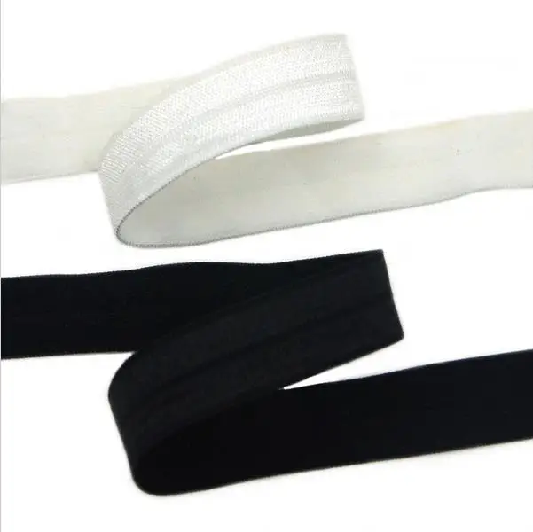 Ширина 4 см 1 метр эластичная лента белый/черный цвет Высокое качество Швейные