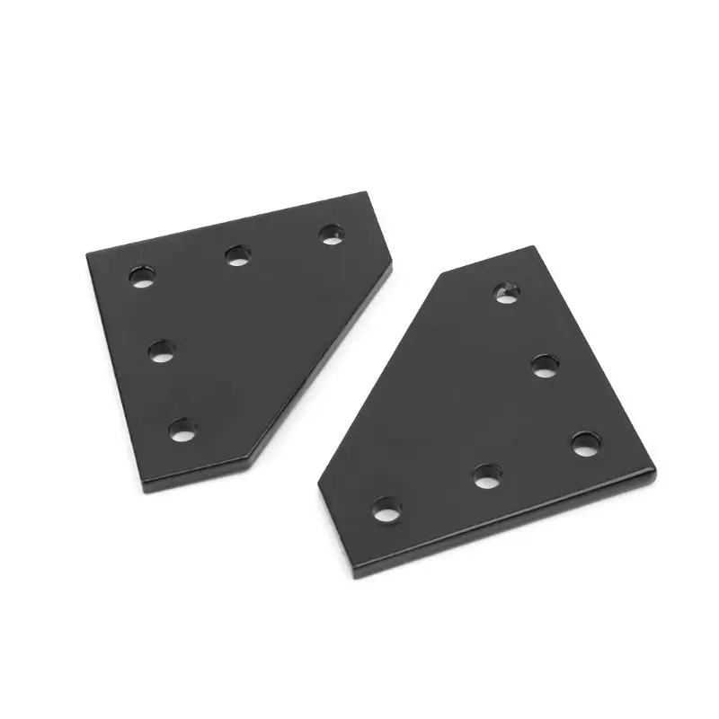4 шт. 5 отверстие совместных плат 90 градусов угловой кронштейн для 2020 алюминиевого