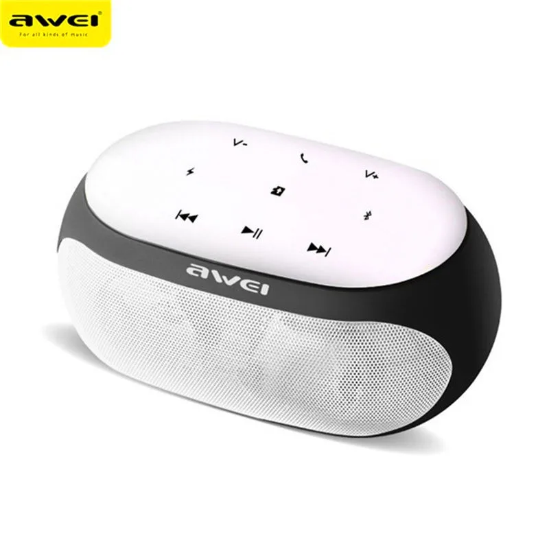 Awei Y200 Bluetooth динамик стерео беспроводной портативный мини-динамик s Поддержка TF карты AUX вход с микрофоном звуковая коробка