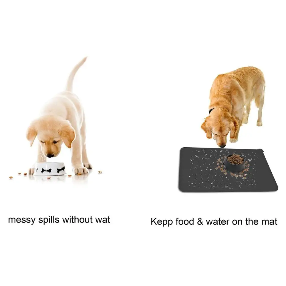 Экологический силиконовый коврик для домашних животных водонепроницаемый