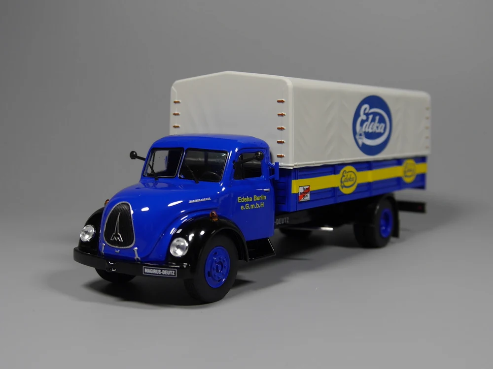 Авто ИНН-ixo 1:43 грузовик-Magirus Deutz "Edeka" литая модель автомобиля