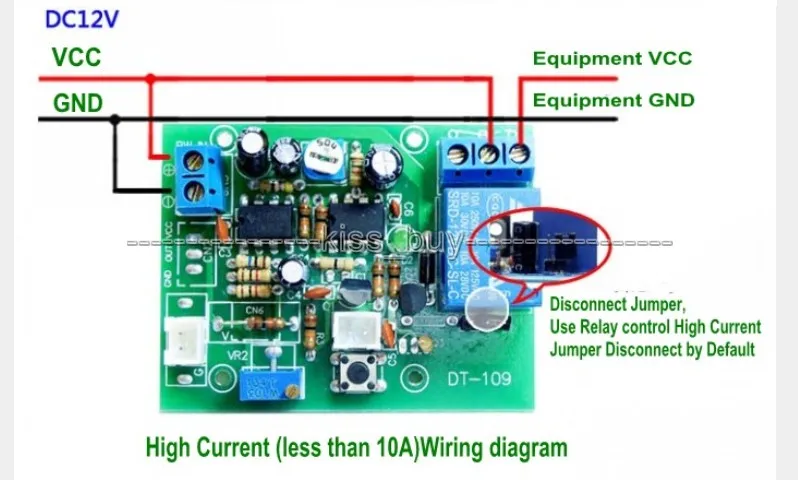 Dc 12v Автоматический головной светильник Сенсор задержки Управление Модуль