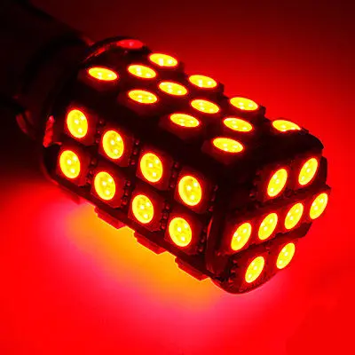 Ownsun абсолютно новые красные BAY15D Автомобильные стоп сигналы 5050 48 SMD светодиодные
