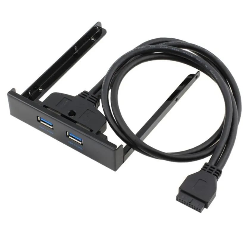 Levert Dropship Del Super Speed USB 3 0 5 дюймовая передняя панель с 2 портами Hub Mar08|super speed usb 3.0|usb 3.0
