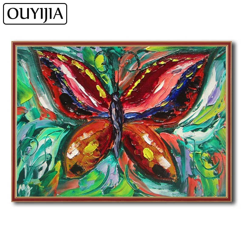 OUYIJIA бабочка с цветами и животными 5D DIY Алмазная картина мультфильм Вышивка