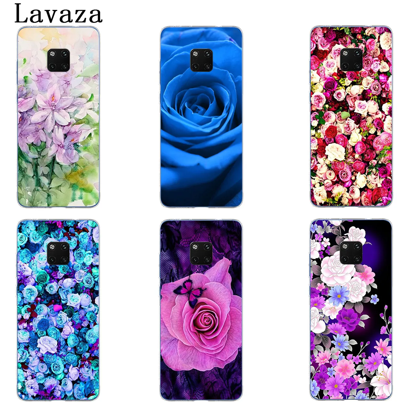 Lavaza Flower infinity on Purple Hard Phone Case for Huawei Mate 30 10 20 Pro Lite Y6 Prime Nova 5I 4 3i 3 2i 2 Cover | Мобильные