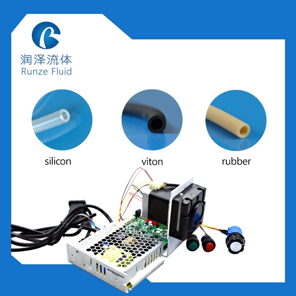 

Easy Tubing Mini Peristaltic Metering Pump Low Flow with Stepper Motor Variable Speed
