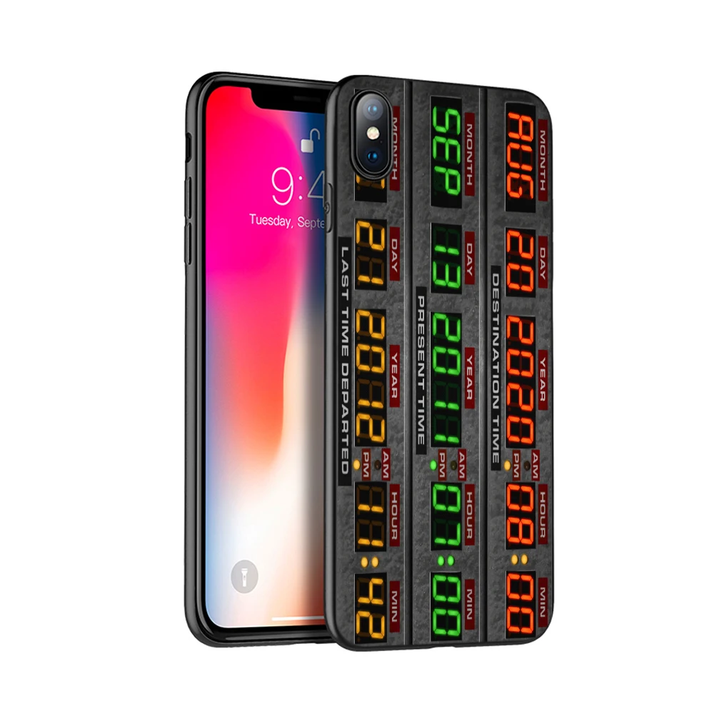 Черный чехол из термопластичного полиуретана для iphone 5 5s se 2020 6 6s 7 8 plus x 10 XR XS 11 12 mini