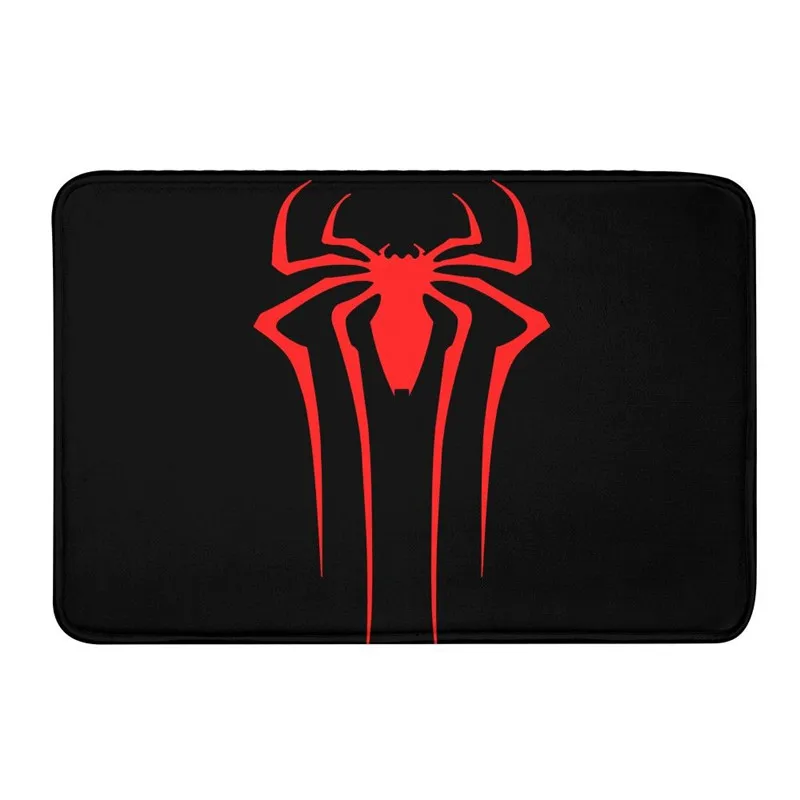 Декоративный коврик для двери Marvel Spiderman с печатью 3D для ванных комнат, мягкий, антикорковый, стиральный, для кухни, гостиной, ковры для ступеней.