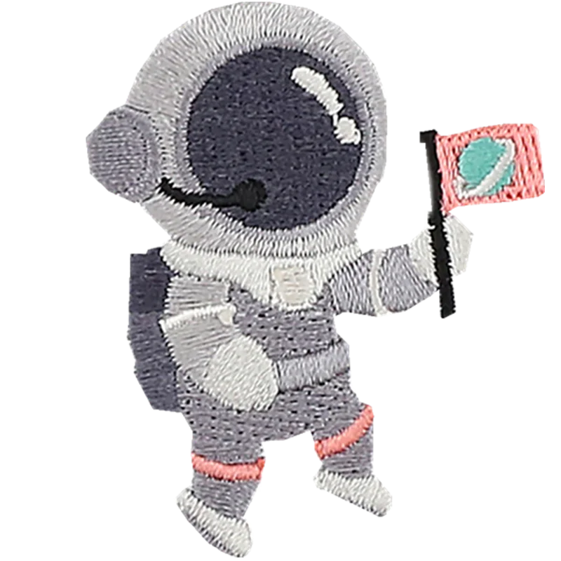 

Astronaut Exquisite Embroidery Cute Cartoon Cloth Sticker Patches for Clothing