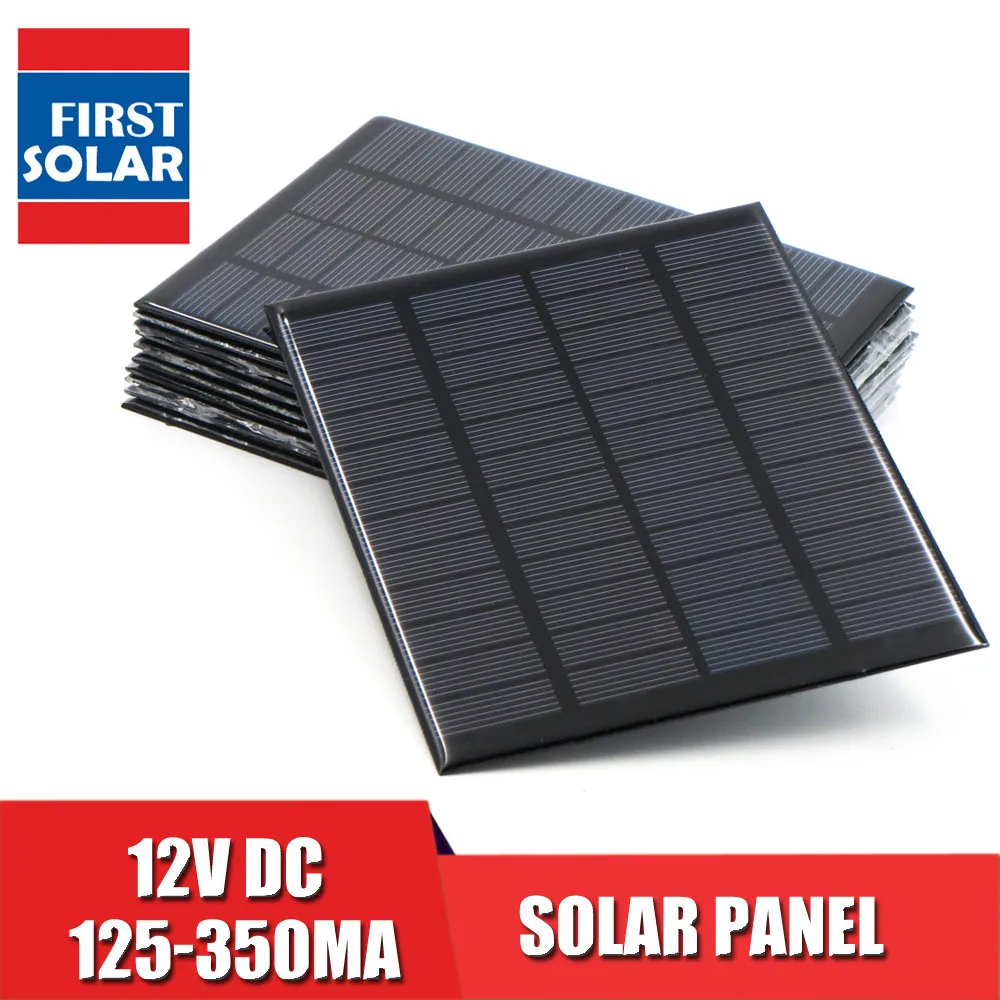 

2022new Solar Panel 12V Mini Solar System DIY For Battery Cell Phone Chargers Portable Solar Cell 1.5W 1.8W 1.92W 2W 2.5W 3W