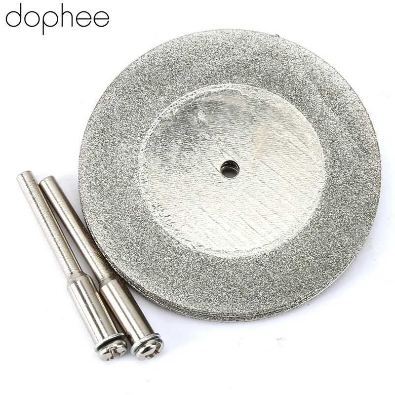 Dophee 8 шт. 50 мм мини Универсальные алмазные покрытые режущие диски для Dremel