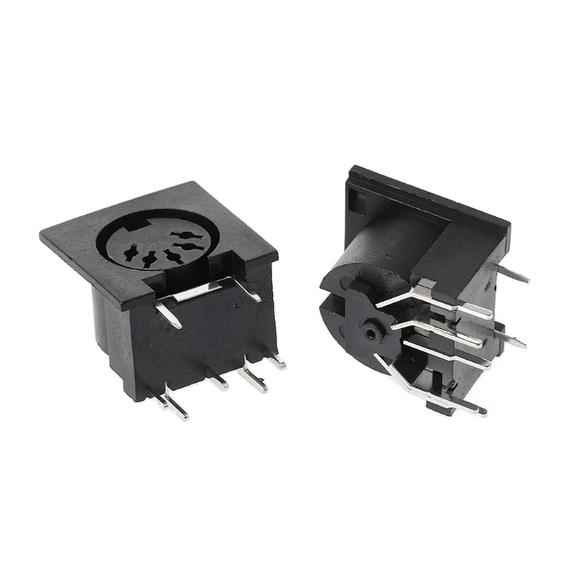 10 Pcs/Set PCB Panel Mount Female Connector DIN5 DIN 5-Pin Jack DS-5-01 MIDI *dls* | Обустройство дома