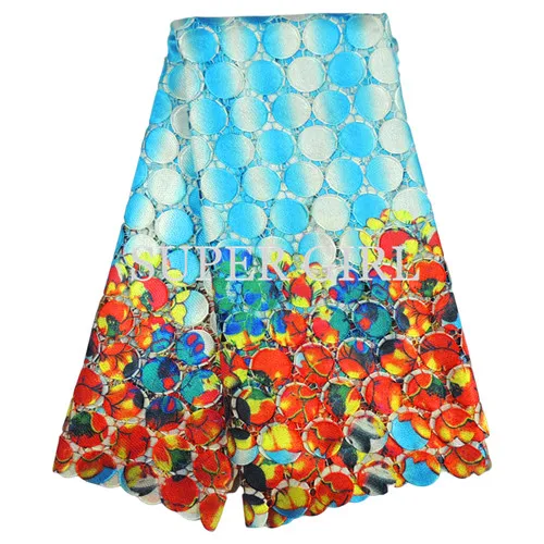 Последнее золото corlor Африки кружевной ткани 2017 оптовая продажа Франции