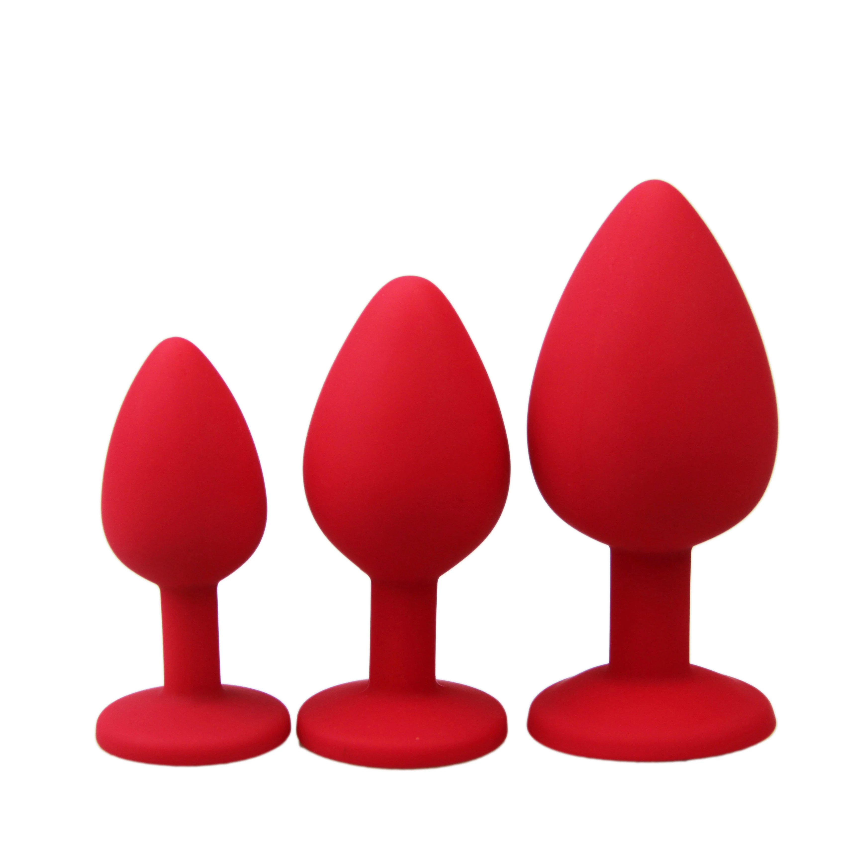 Анальная пробка для заднего двора 3 шт. стимуляция точки g силиконовая бусины