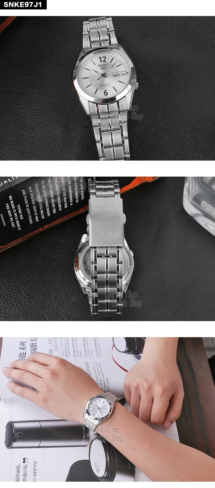 Seiko часы мужские 5 автоматические часы Топ бренд Роскошные спортивные мужские часы набор водонепроницаемые механические Военные часы relogio masculinoSNK