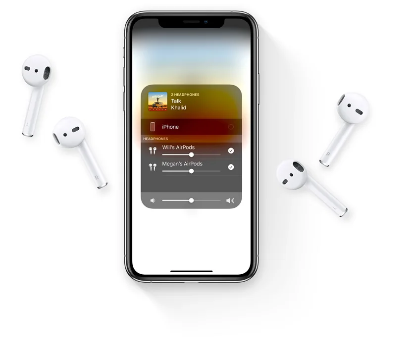 Оригинальные беспроводные наушники-вкладыши Apple Airpods 2-го типа, Bluetooth наушники TWS Deep Bass, мощный аккумулятор, чехол для зарядки