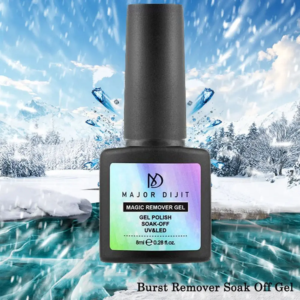 Burst жидкость для снятия Гель лак ногтей био Гели Soak Off База матовая лаки гель