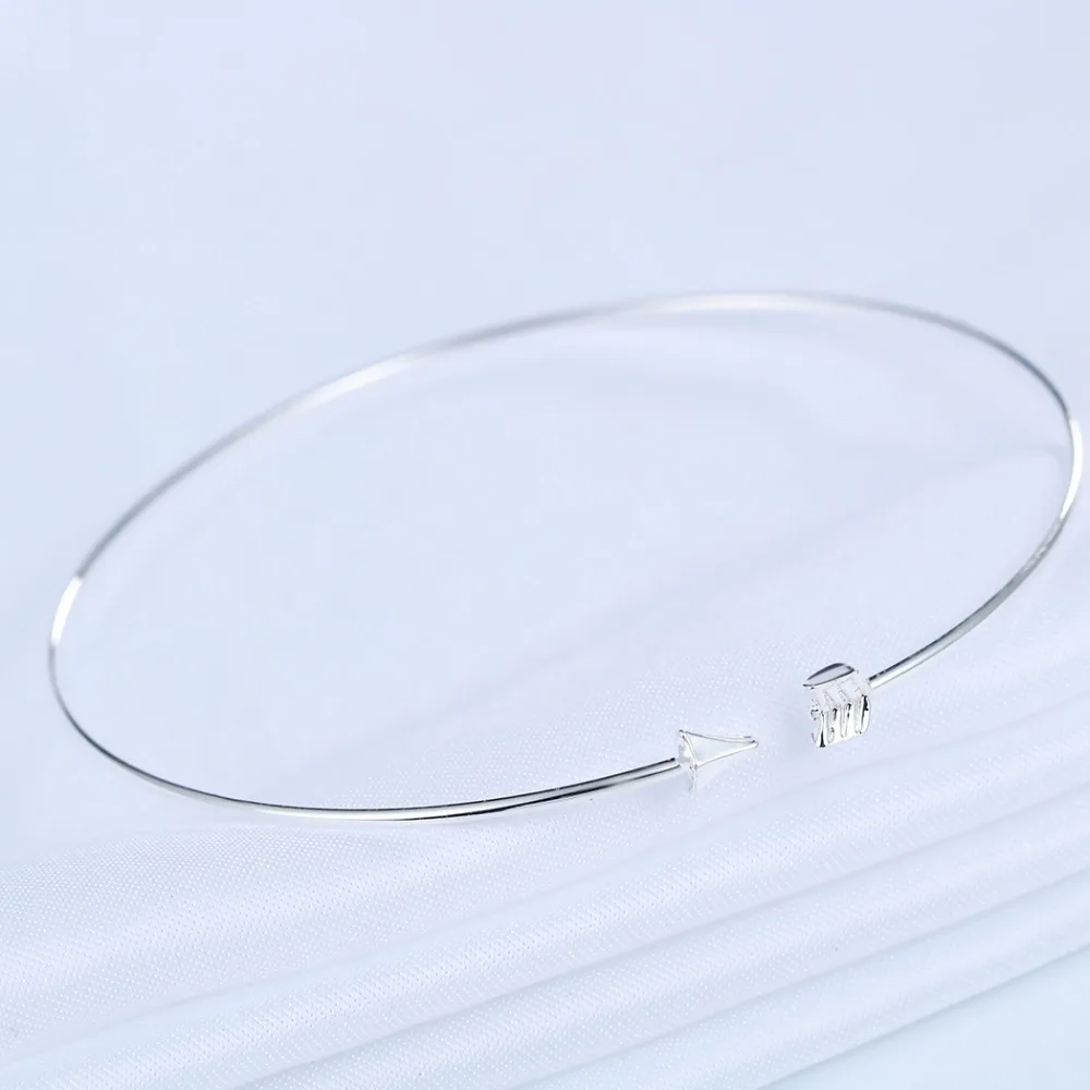 Винтажный Браслет QIAMNI в стиле панк с регулируемой стрелкой минималистичный