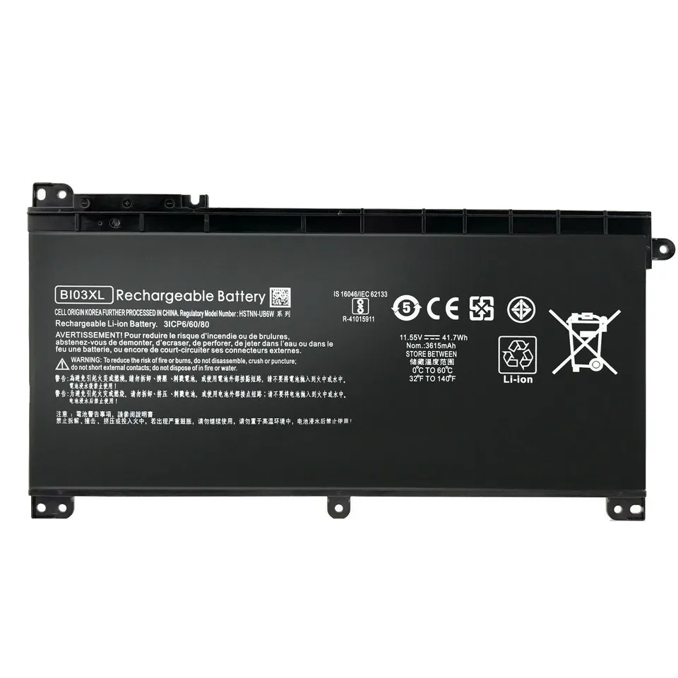 JIGU 915486-855 HSTNN-LB7P ON03XL ноутбук Батарея для hp для Pavilion X360 X0T02PA Z4Q87PA 11,55 V 41.7WH