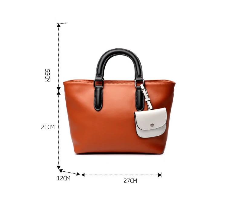 Винтаж Для женщин Разделение кожа Сумки Дамская мода panlled Tote на плечо Женский