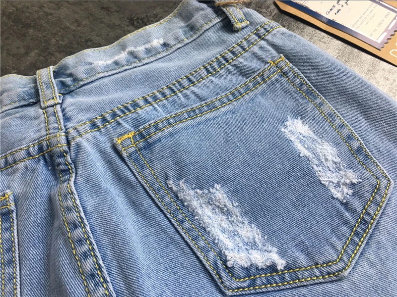 LOGAMI Jean Boyfriend Femme джинсы с высокой талией женские джинсы синие