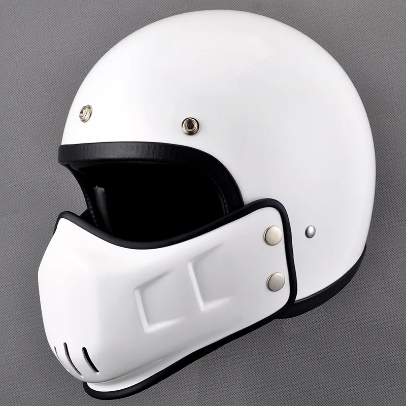 

TTCO open face motorcycle helmet vintage scooter retro helmets with windproof mouth personalized cruise style M L XL XXL