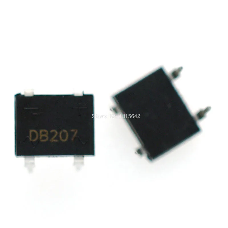 20 шт./лот DB207 DIP B207 DB207S DIP4 мостовые выпрямители 1000V 2A