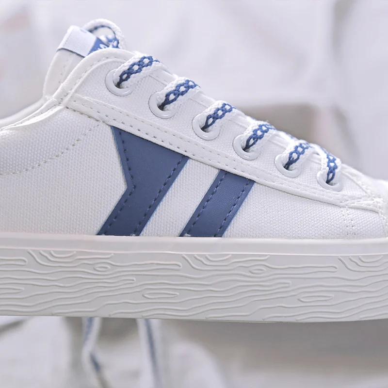 Женские кроссовки на каждый день Вулканизированная парусиновая обувь шнурках