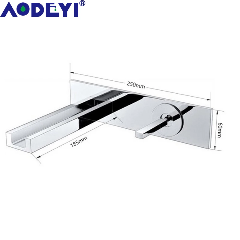 AODEYI латунные смесители для раковины в ванной комнате скрытый смеситель горячей и