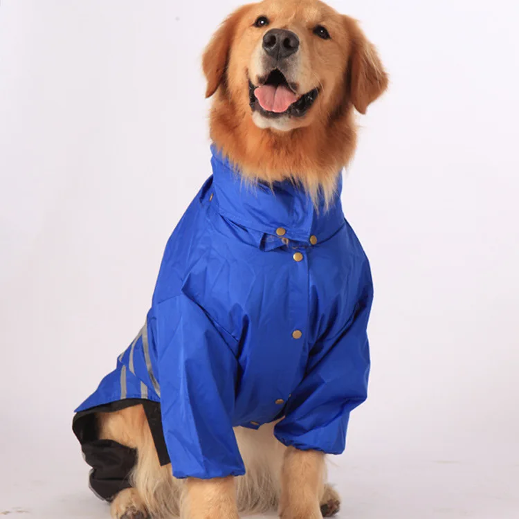 

Medium Big Dog Raincoat For Large Dog Three sets Rain Coat Jacket Waterproof For Pet Dog Clothing Husky Labrador Outdoor Clothes