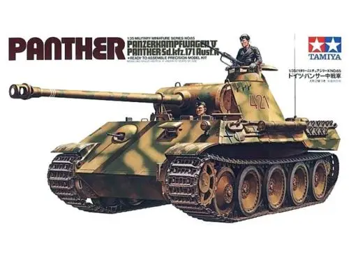 Tamiya 35345 немецкая пантера Второй мировой войны Ausf. Набор пластиковых моделей D 1/35 rc