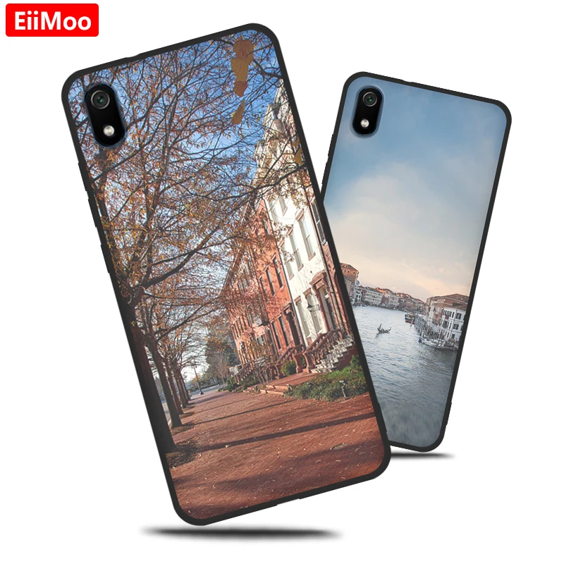 Чехол EiiMoo для телефона Xioami Redmi 7A мягкий чехол модный силиконовый с рисунком Xiaomi Etui