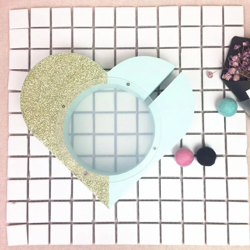 Love Green 3D деревянные украшения, копилка, монета, копилка, деревянный декор для детской комнаты, реквизит для фотосессии, подарок на день рождения, год - Цвет: Love Green