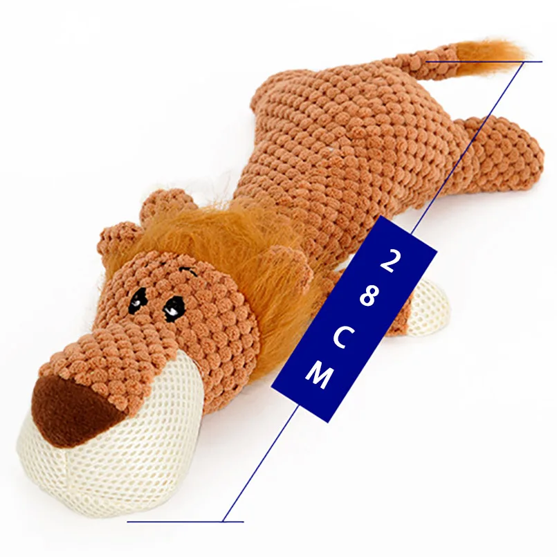 Собака игрушки пищалка Животные ананас бархат с волк слон лев чучело собаки