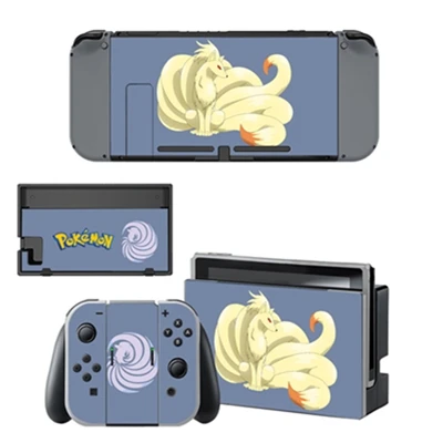 YSNS1398 Наклейка Pokemo n Skin для Nintendo Switch NS Console Геймпад контроллер Nintendo doswitch игровая Наклейка Виниловые наклейки крышка-пикачус - Цвет: YSNS1398