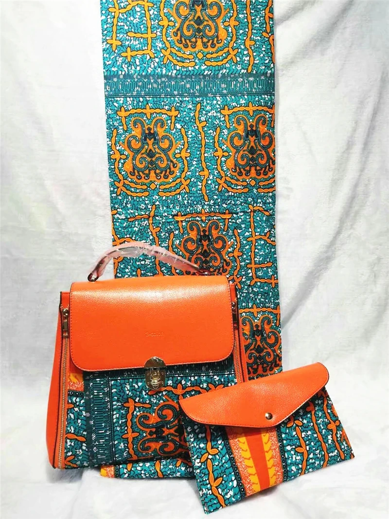 Восковая сумка с высококачественной Африканской хлопковой тканью Анкары