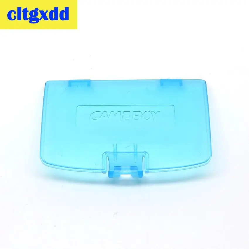 Cltgxdd 2 шт. для nintendo Game boy color GBC аккумулятор, чехол, задняя крышка, запасная крышка - Цвет: Clear blue