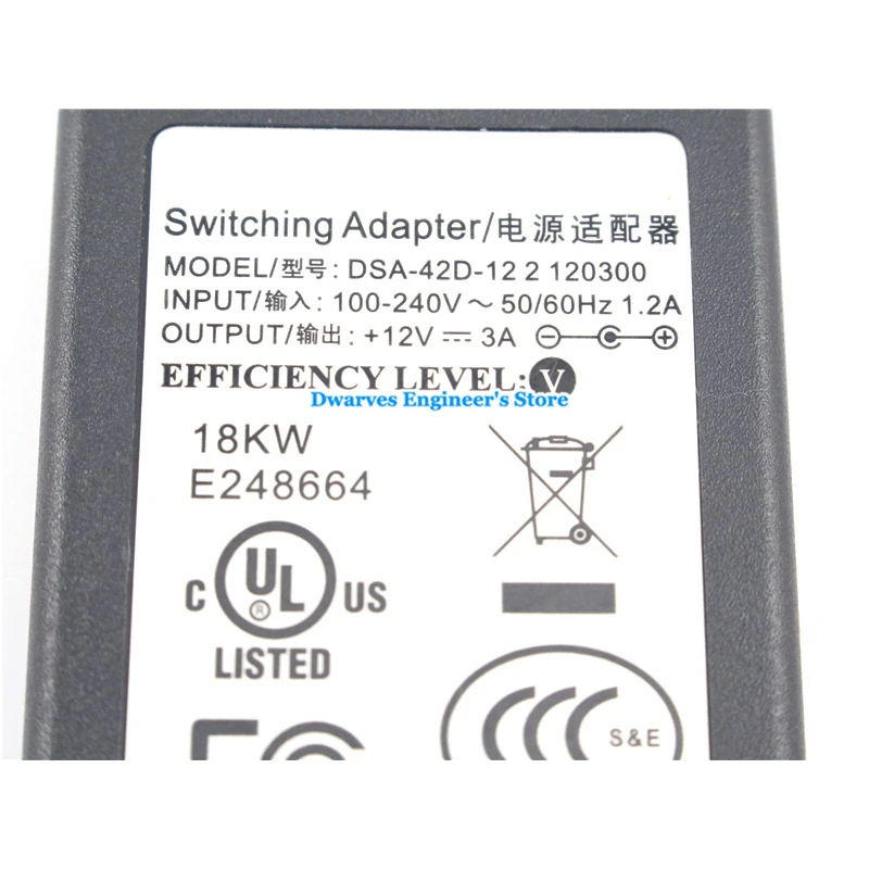 12V 3A 36W AC адаптер питания для TONGFANG мини S5 DSA-36W-12DSA-36W-12 3 36