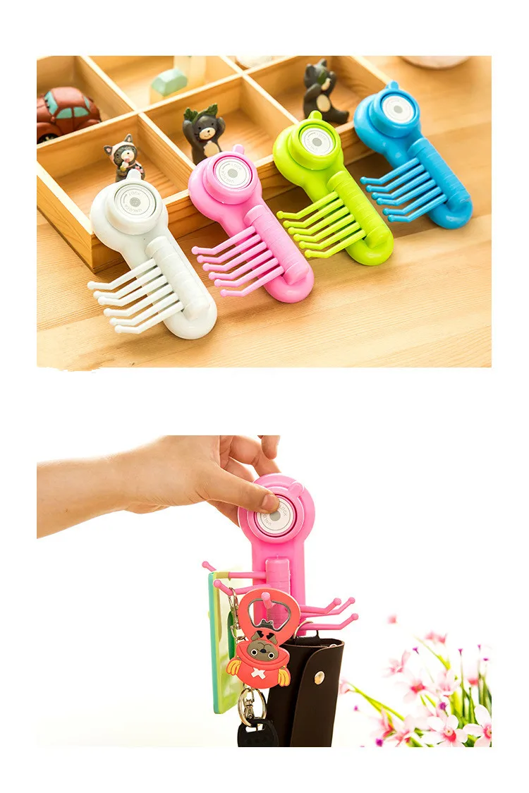 1 шт. настенный держатель с 6 крючками 4 цвета | Дом и сад