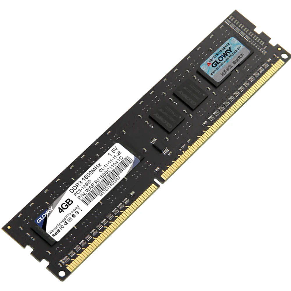 Память Gloway DDR3 для настольного компьютера 8 ГБ 4 Гб 1600 МГц совместима с 1333