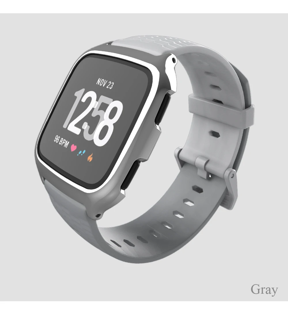 Mijobs Мягкие силиконовые сменные спортивные часы-браслет ремешок для Fitbit Versa Замена Smartwatch Браслет