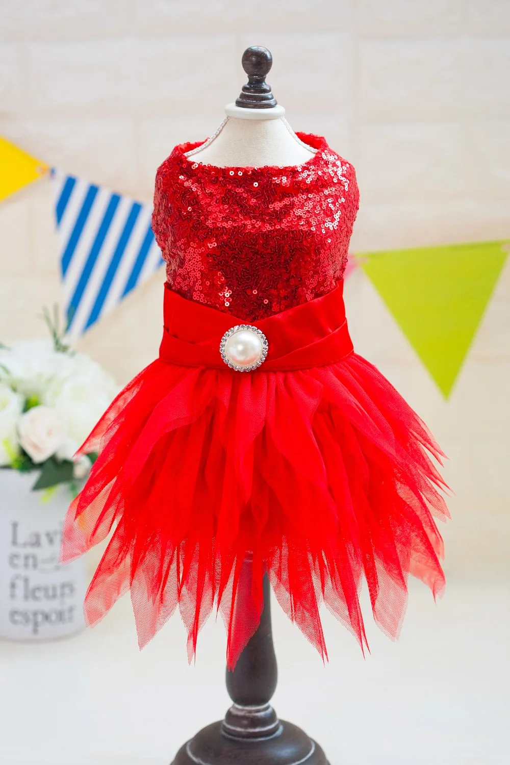 Новинка изысканное атласное платье для собак вечерние платья новый дизайн