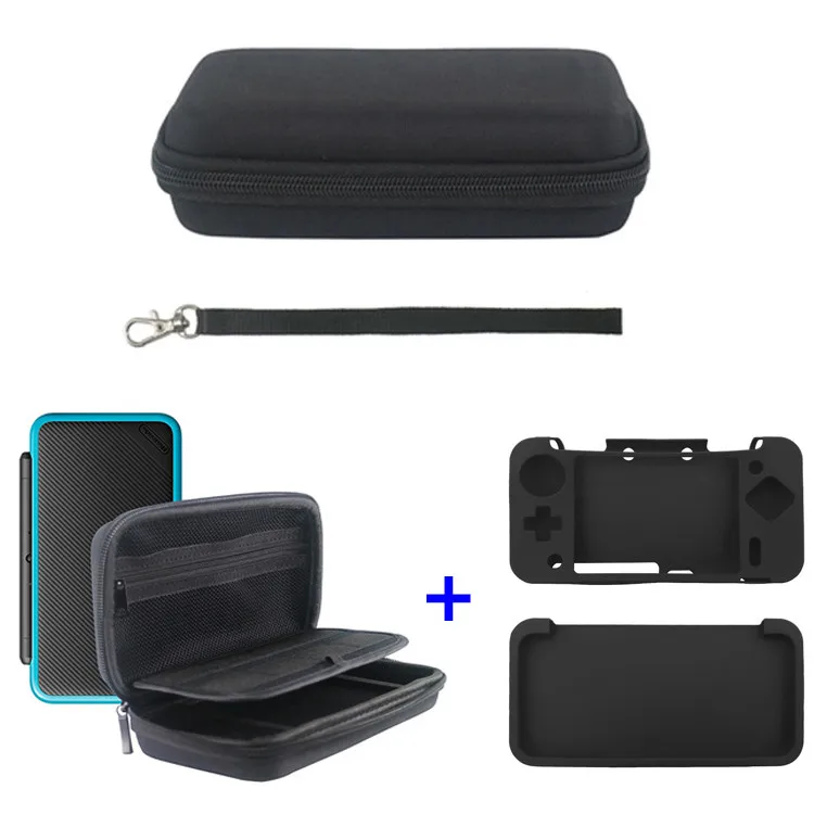 Нейлоновый жесткий защитный чехол для переноски сумка с ручкой Nintendo New 2DS LL/XL