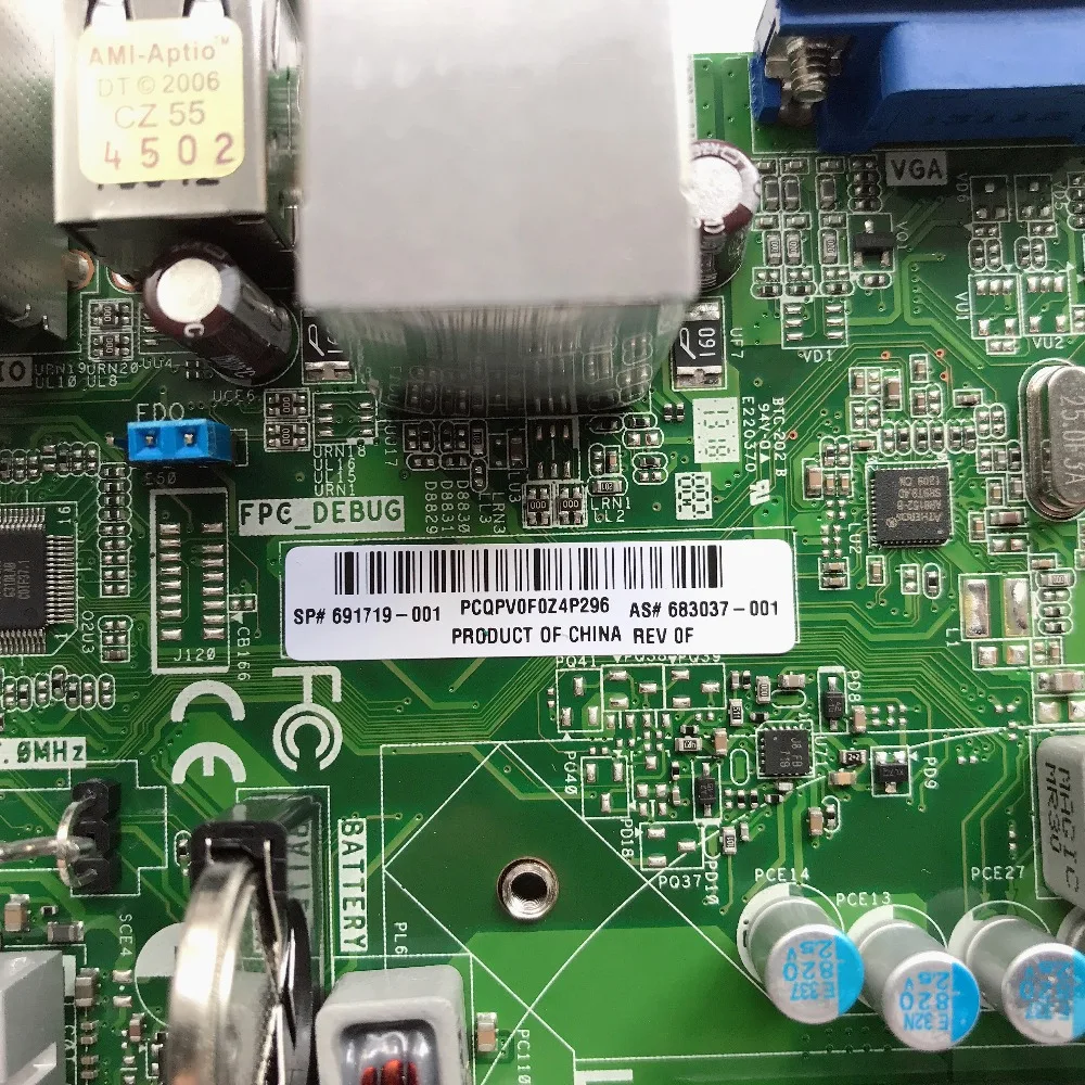 SZWXZY новый для HP IPXSB DM настольных ПК Разъем LGA1155 H61 691719 001 683037 аккумулятор большой