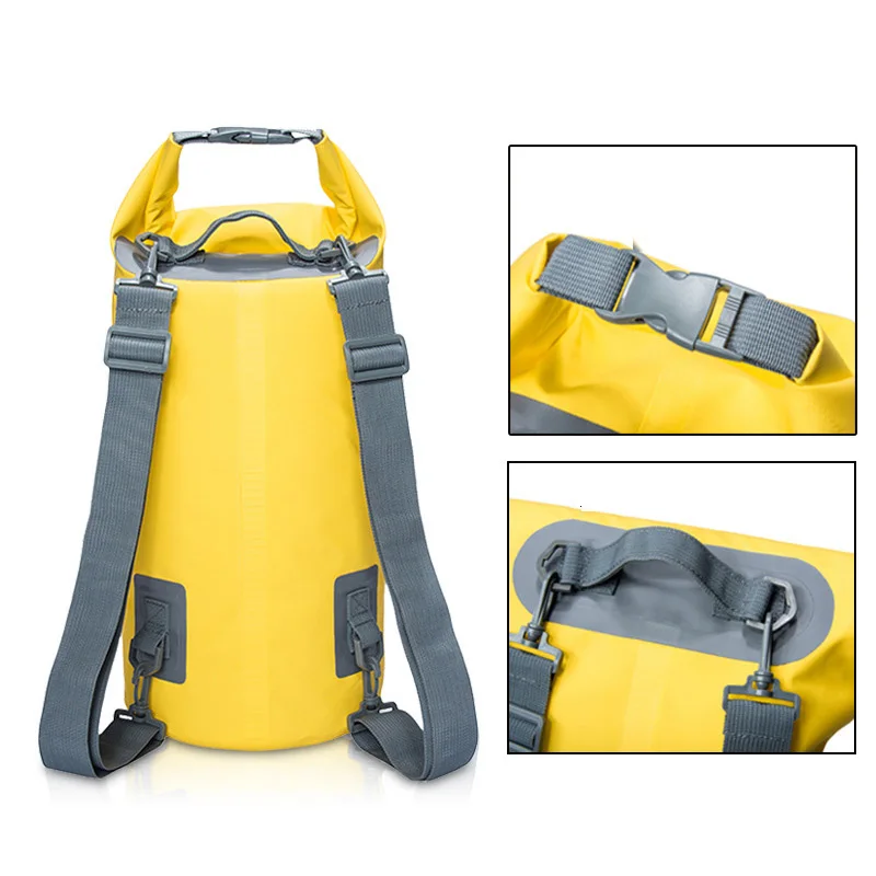 20л водонепроницаемые сумки для хранения сухой мешок каноэ Каяка Рафтинг Спорт на