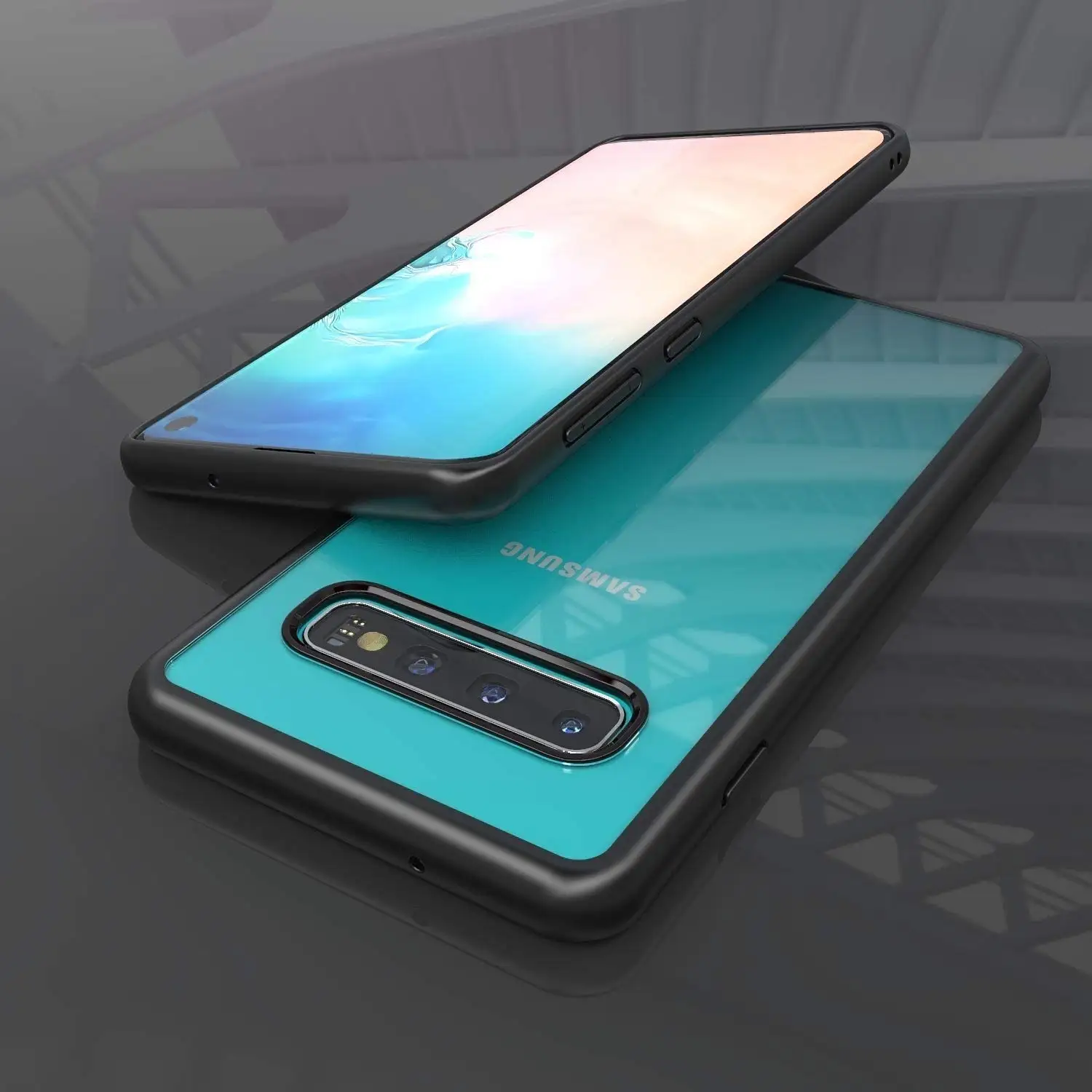 Crystal Transparent Designed for Samsung Galaxy S10 Plus S10e Case Shockproof Armor Skin Cover | Мобильные телефоны и