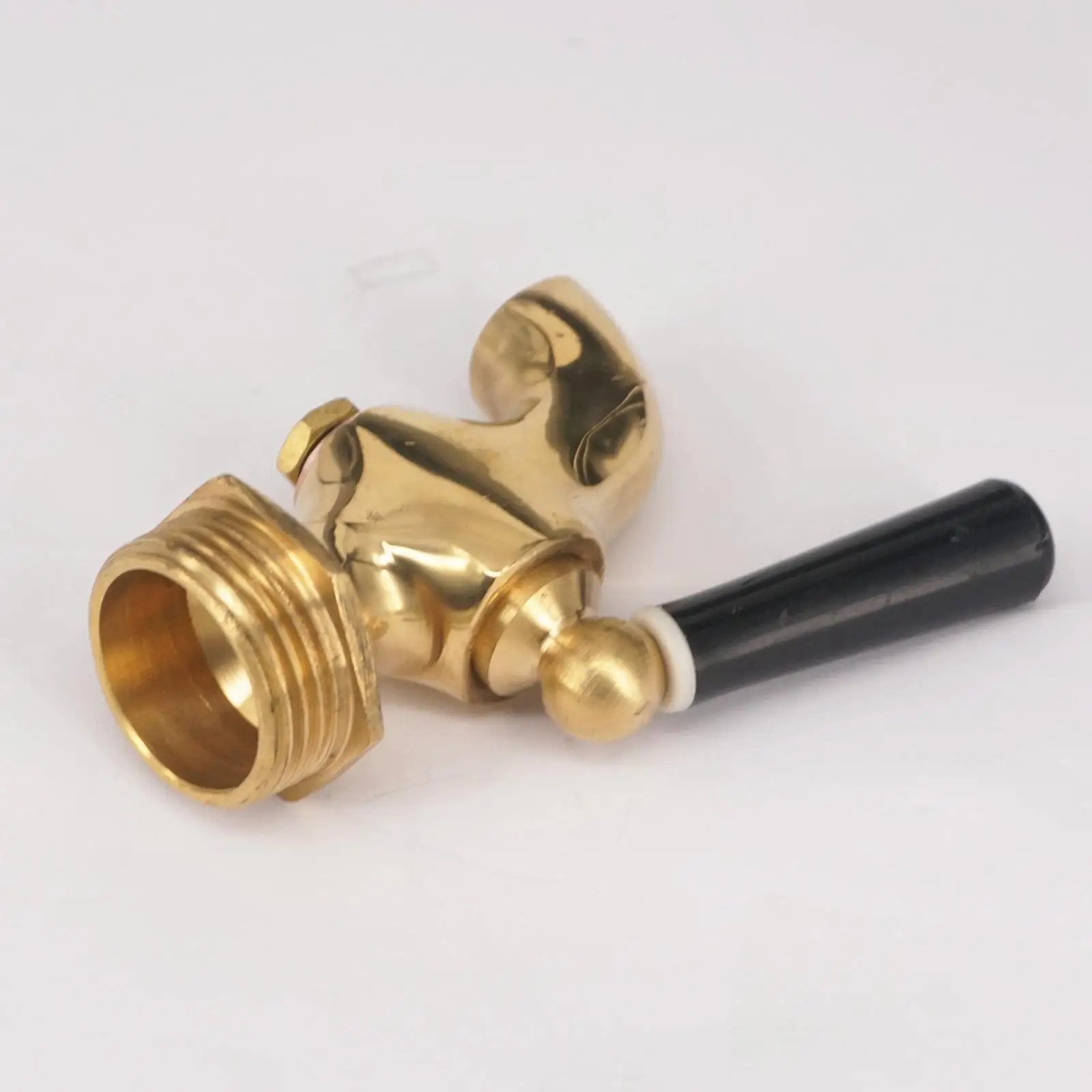 Латунный кран BSP для горячей воды с наружной резьбой 1 дюйм под старину одна ручка