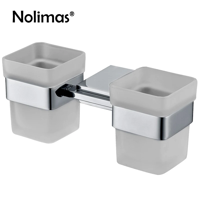 Toothbrush Holder 2 SUS 304 набор аксессуаров для ванной из нержавеющей стали, держатель для зубной щетки, держатель для туалетной бумаги, крючок для полотенец, полированная отделка - Цвет: Toothbrush Holder 2