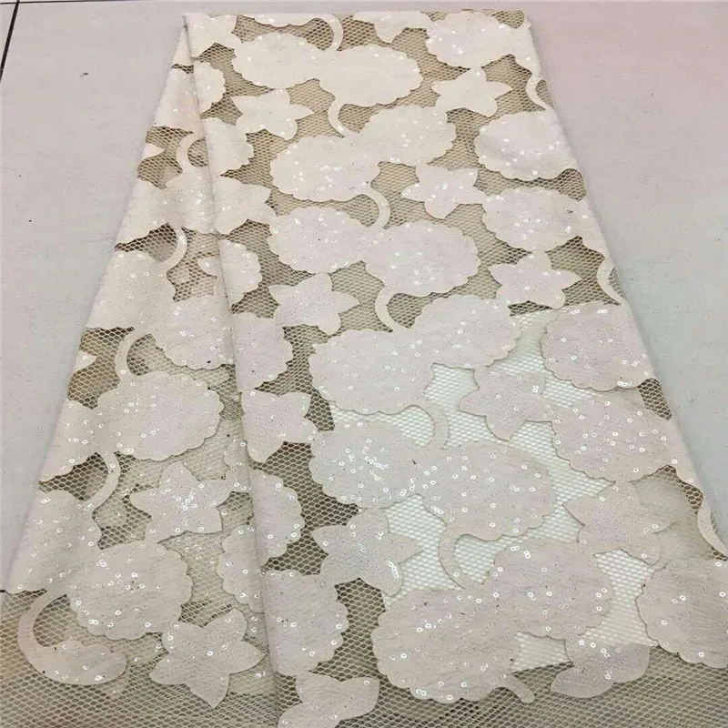 2018 New African French Wine Color/ Sequins Lace Fabric High Quality Tulle with For Wedding | Дом и сад